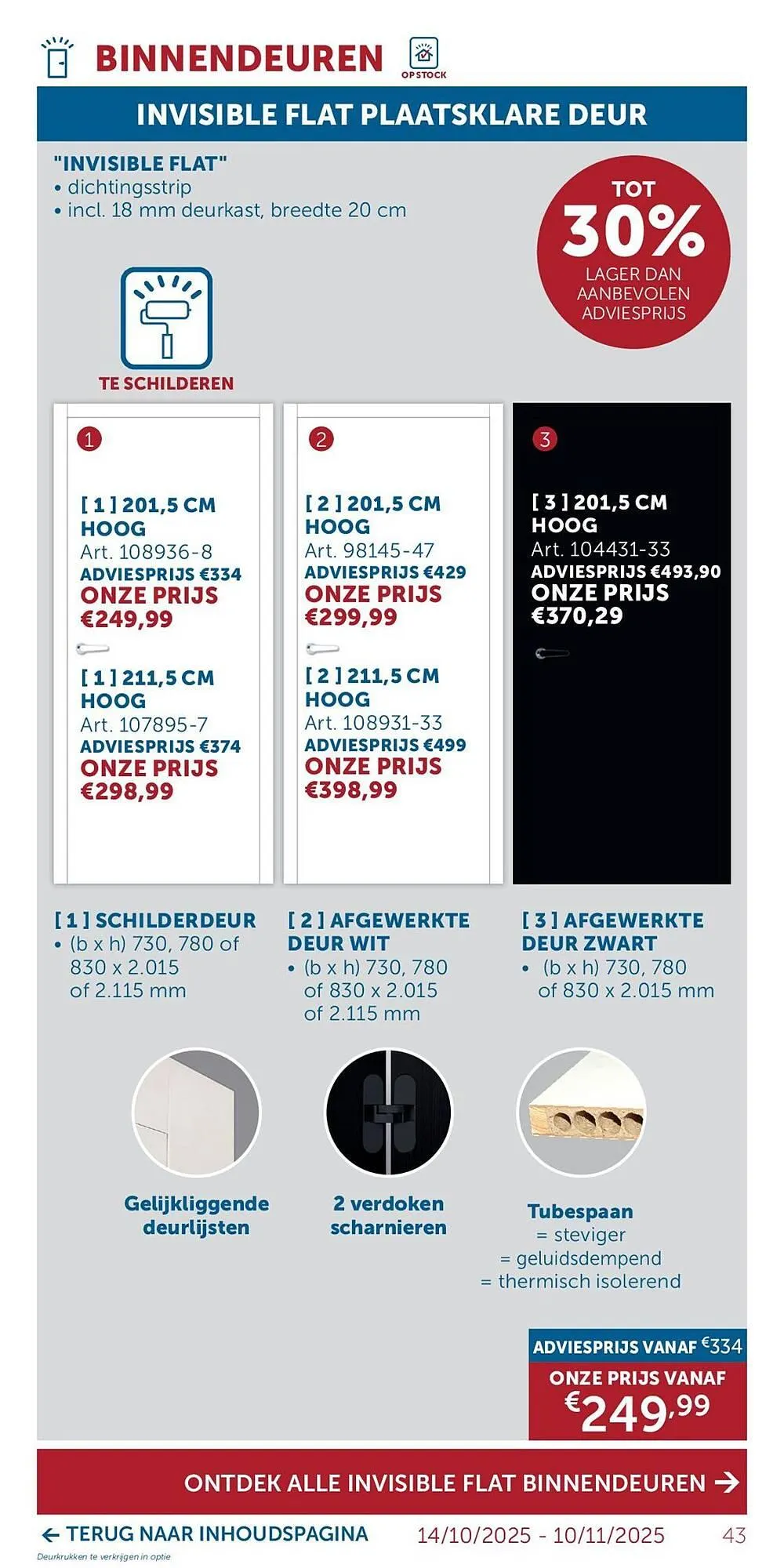 Zelfbouwmarkt folder van 14 oktober tot 10 november 2025 - folder pagina 43