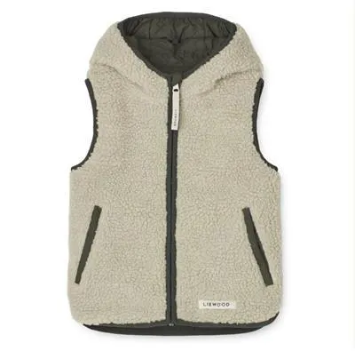 Jas Diana omkeerbaar Liewood - Hunter green/Mist