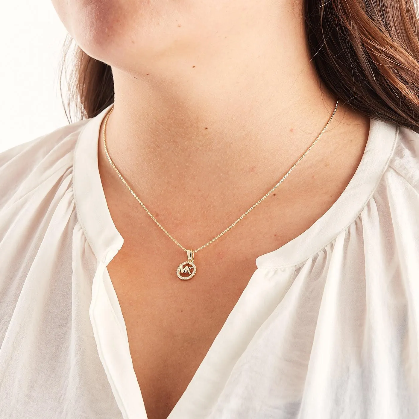 Premium 925 Sterling Zilveren Goudkleurige Ketting MKC1108AN710 (Lengte: 46.00 - 51.00 cm)