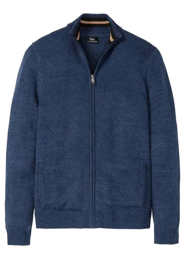 Gilet zippé en fine maille