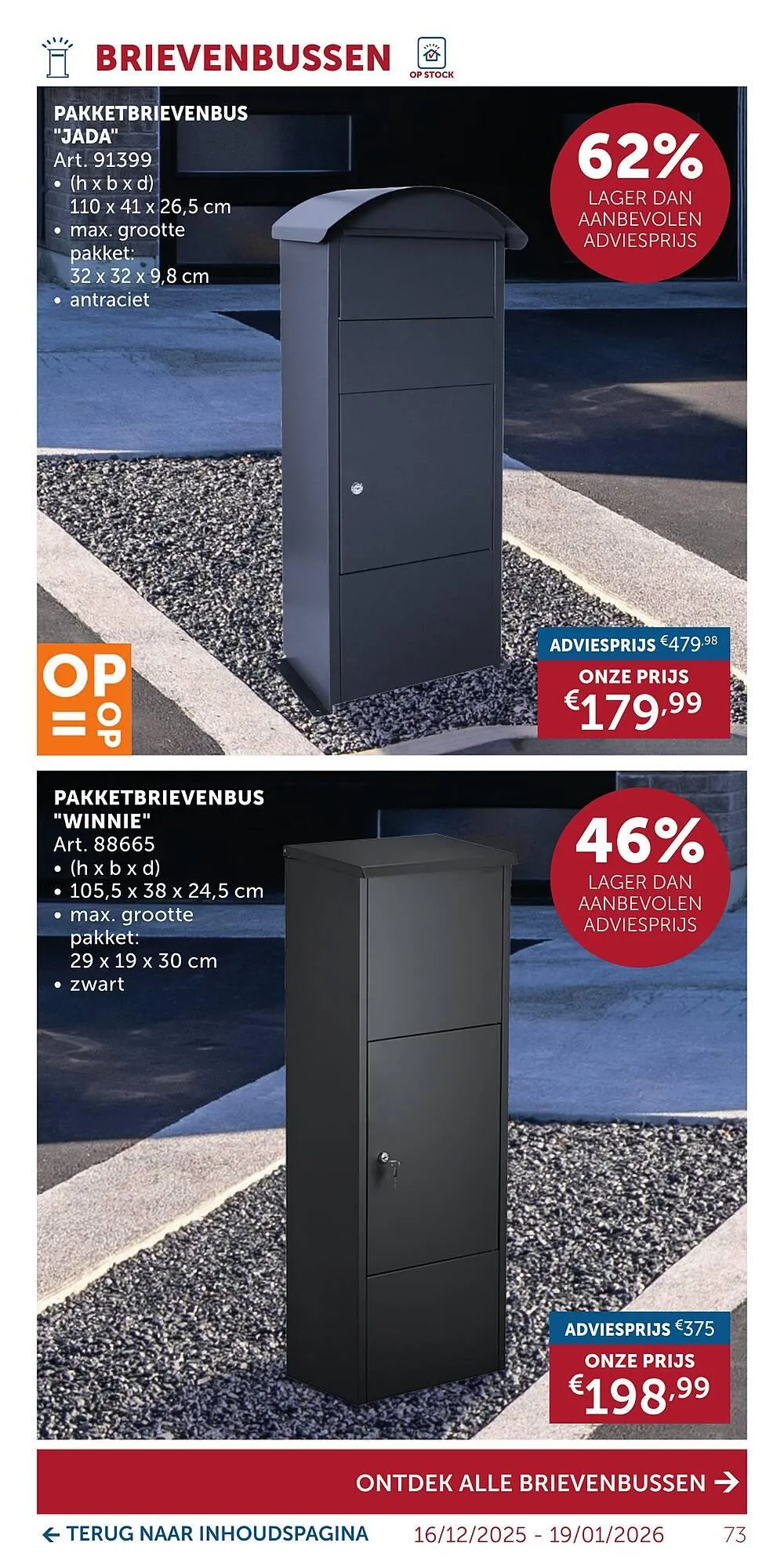 Zelfbouwmarkt folder van 15 december tot 19 januari 2026 - folder pagina 73