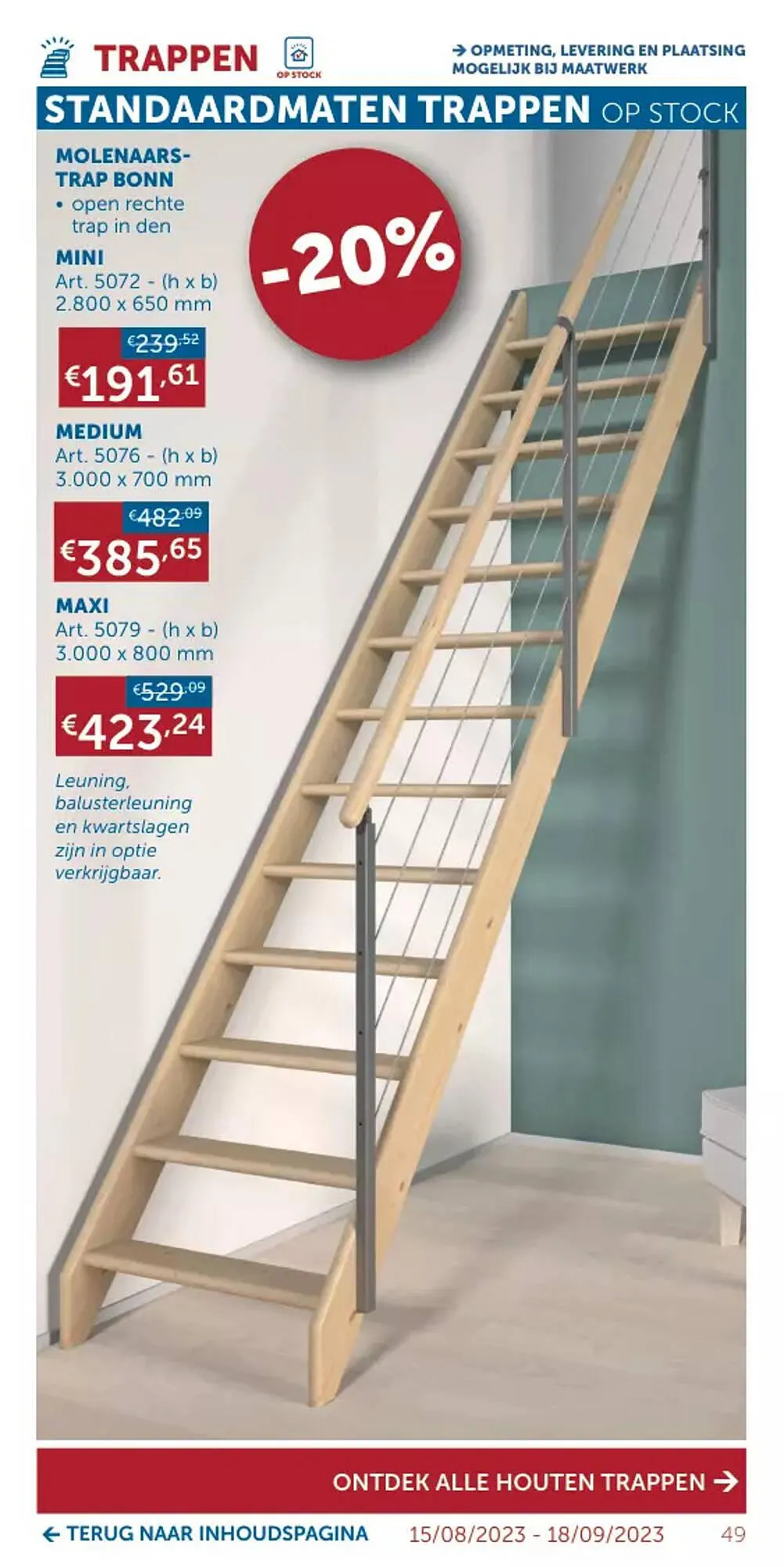 Zelfbouwmarkt folder van 15 augustus tot 18 september 2023 - folder pagina 49