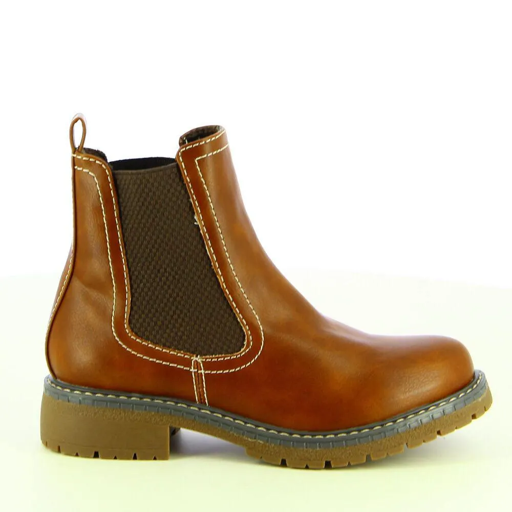 Ken Shoe Fashion - Camel - Boots