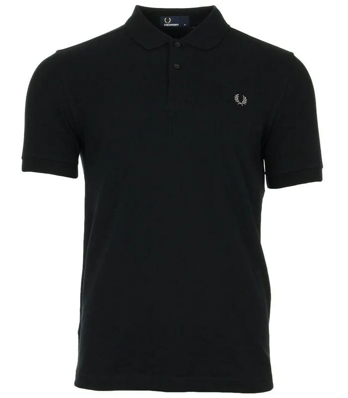 Polo Plain Fred Perry Shirt Black