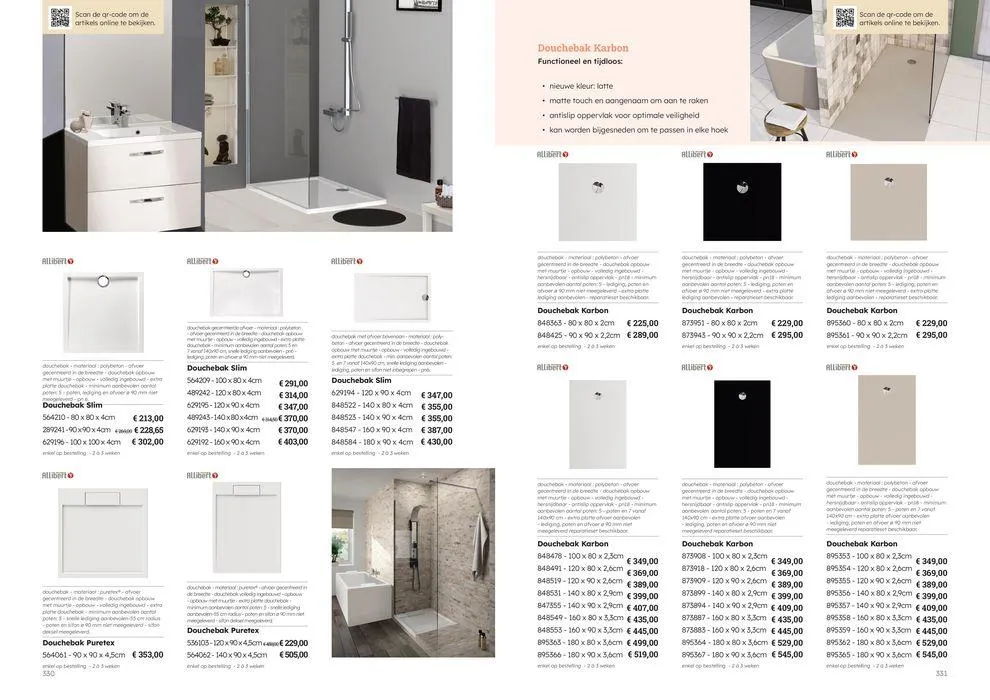 Badkamercatalogus van 10 juli tot 31 december 2024 - folder pagina 166