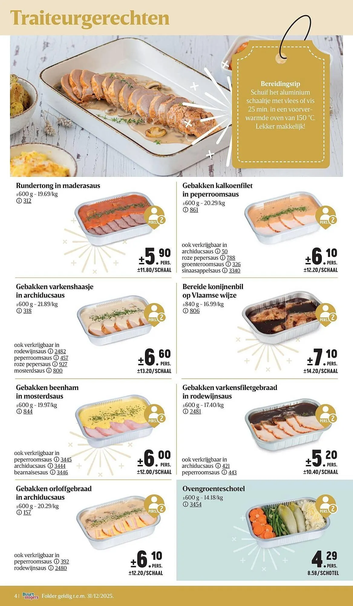 Buurtslagers folder van 2 december tot 31 december 2025 - folder pagina 4