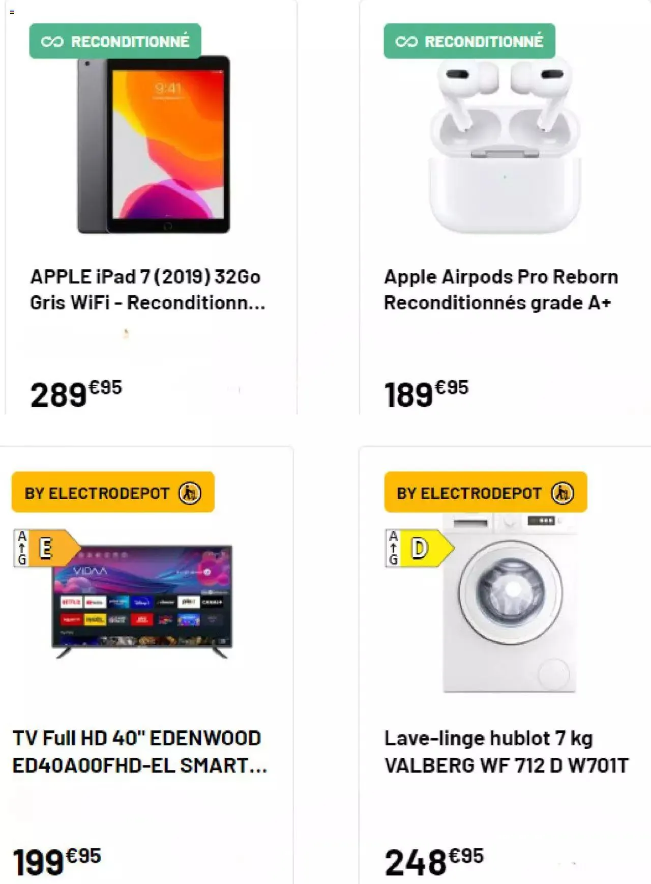 Electro Depot folder / publicité van 30 juni tot 31 december 2023 - folder pagina 4