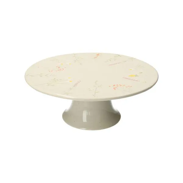 Taartplateau, steengoed, botanisch