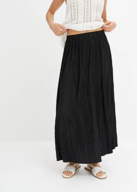 Jupe en jersey plissé