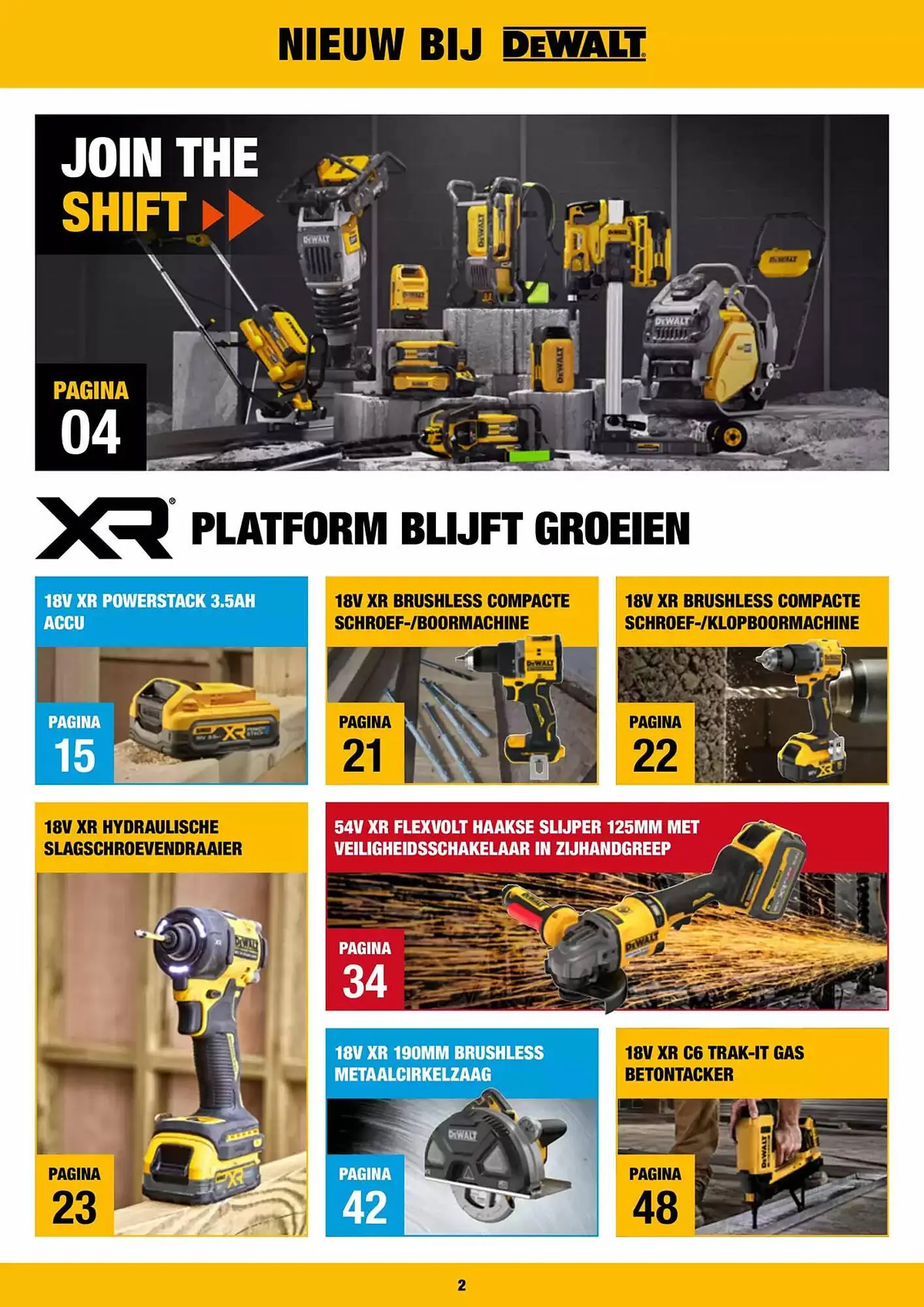 DeWALT folder van 3 februari tot 31 augustus 2025 - folder pagina 2