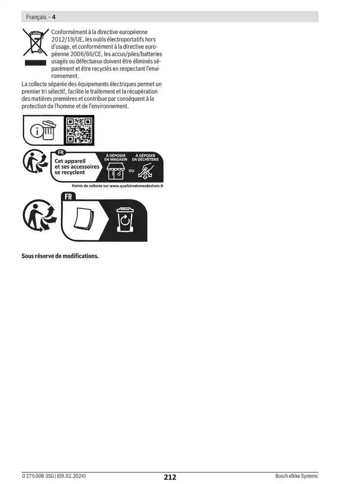 Electric Bike Manual van 12 februari tot 12 augustus 2025 - folder pagina 212