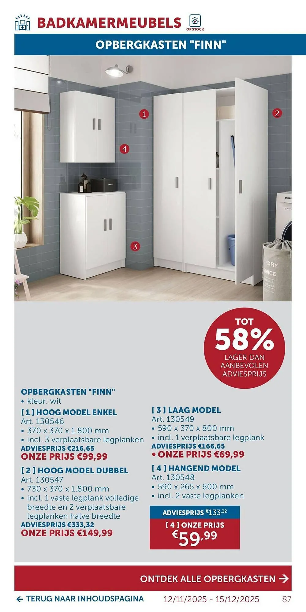 Zelfbouwmarkt folder van 12 november tot 15 december 2025 - folder pagina 87