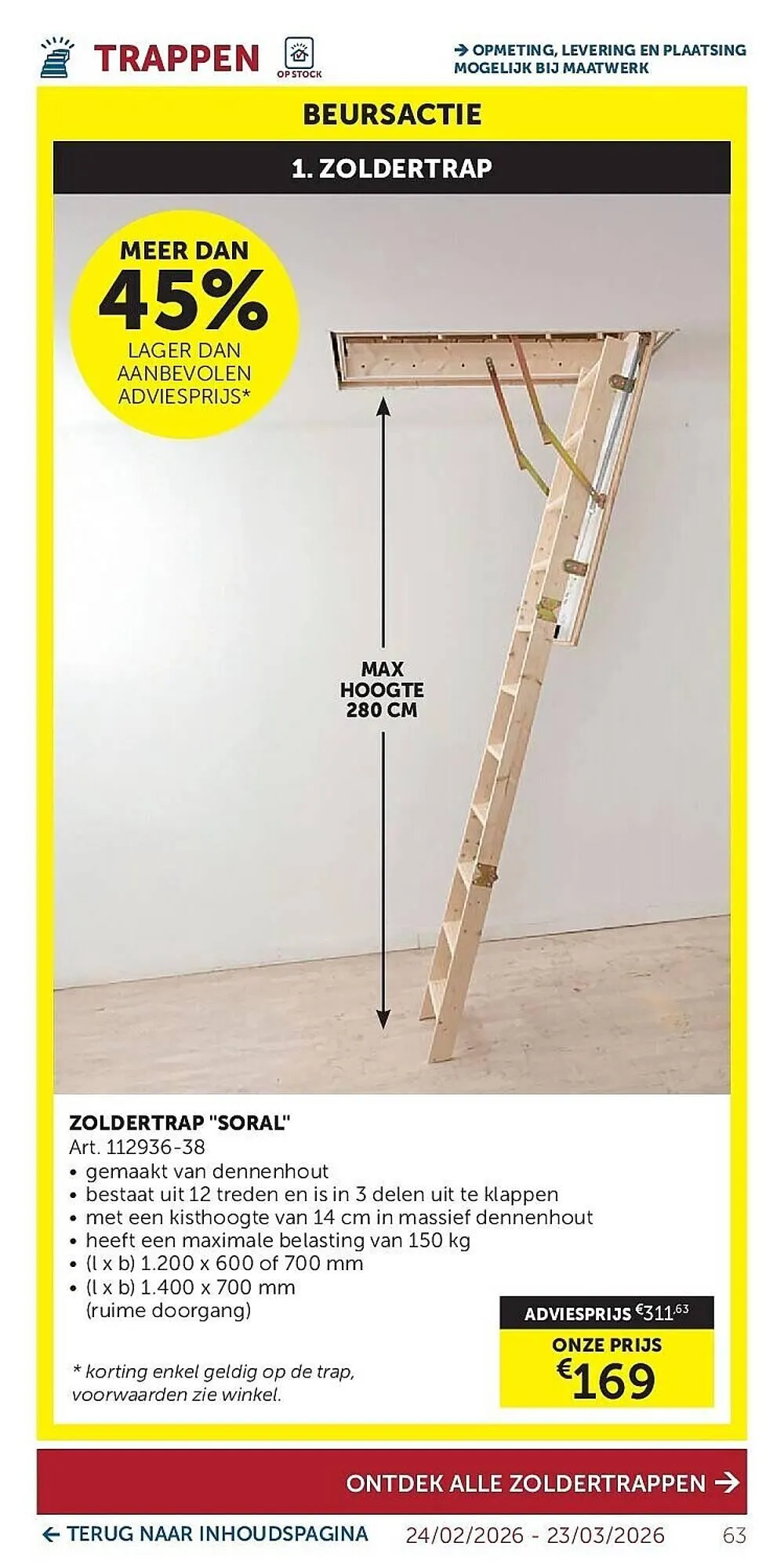 Zelfbouwmarkt folder van 24 februari tot 23 maart 2026 - folder pagina 63