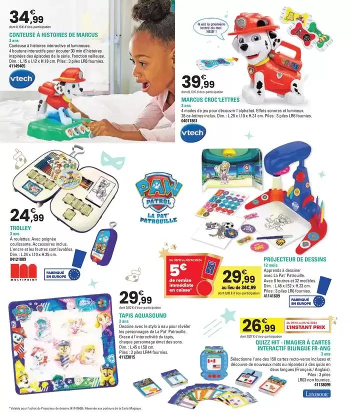 Jouez À L'infin van 29 oktober tot 5 december 2024 - folder pagina 174