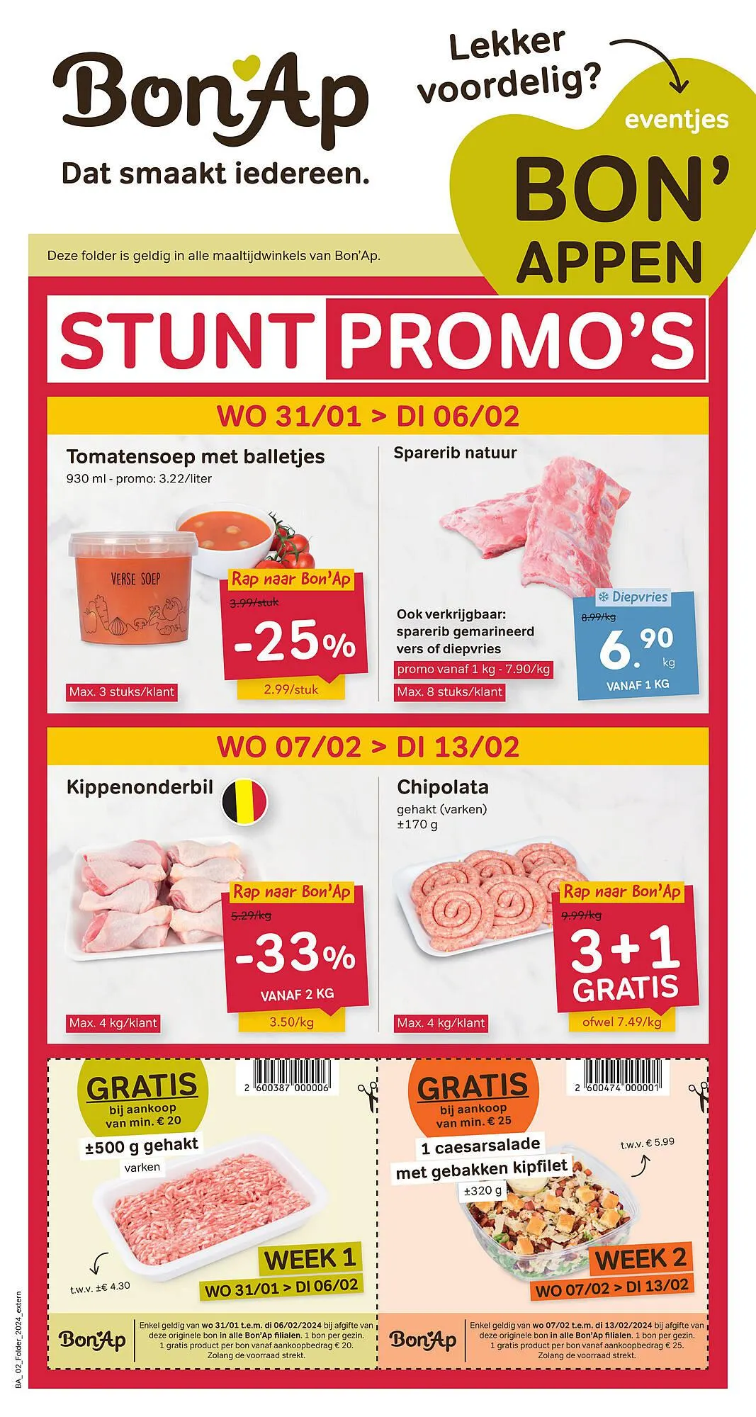 Bon Ap Folder van 24 januari tot 31 januari 2024 - folder pagina 