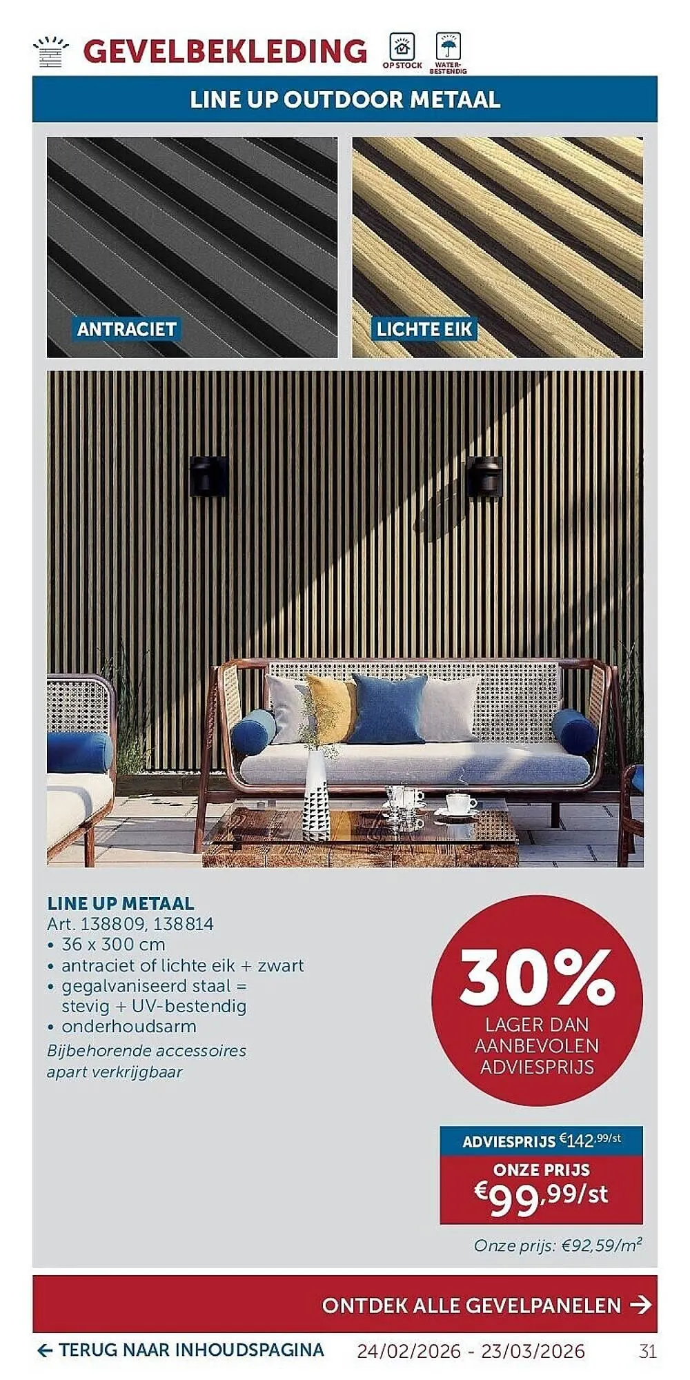 Zelfbouwmarkt folder van 24 februari tot 23 maart 2026 - folder pagina 31