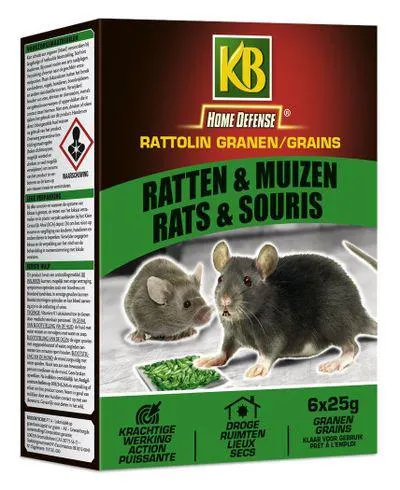 Home Defense Rattolin granen 6x25g