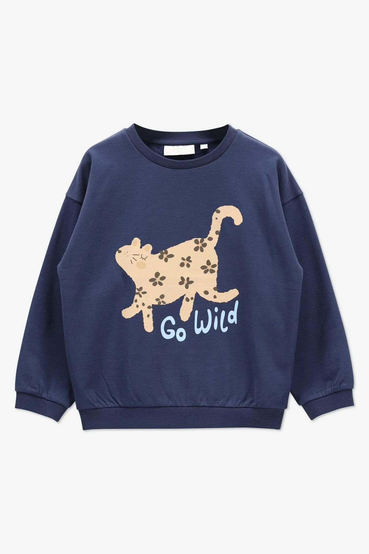 Donkerblauwe sweater Go Wild