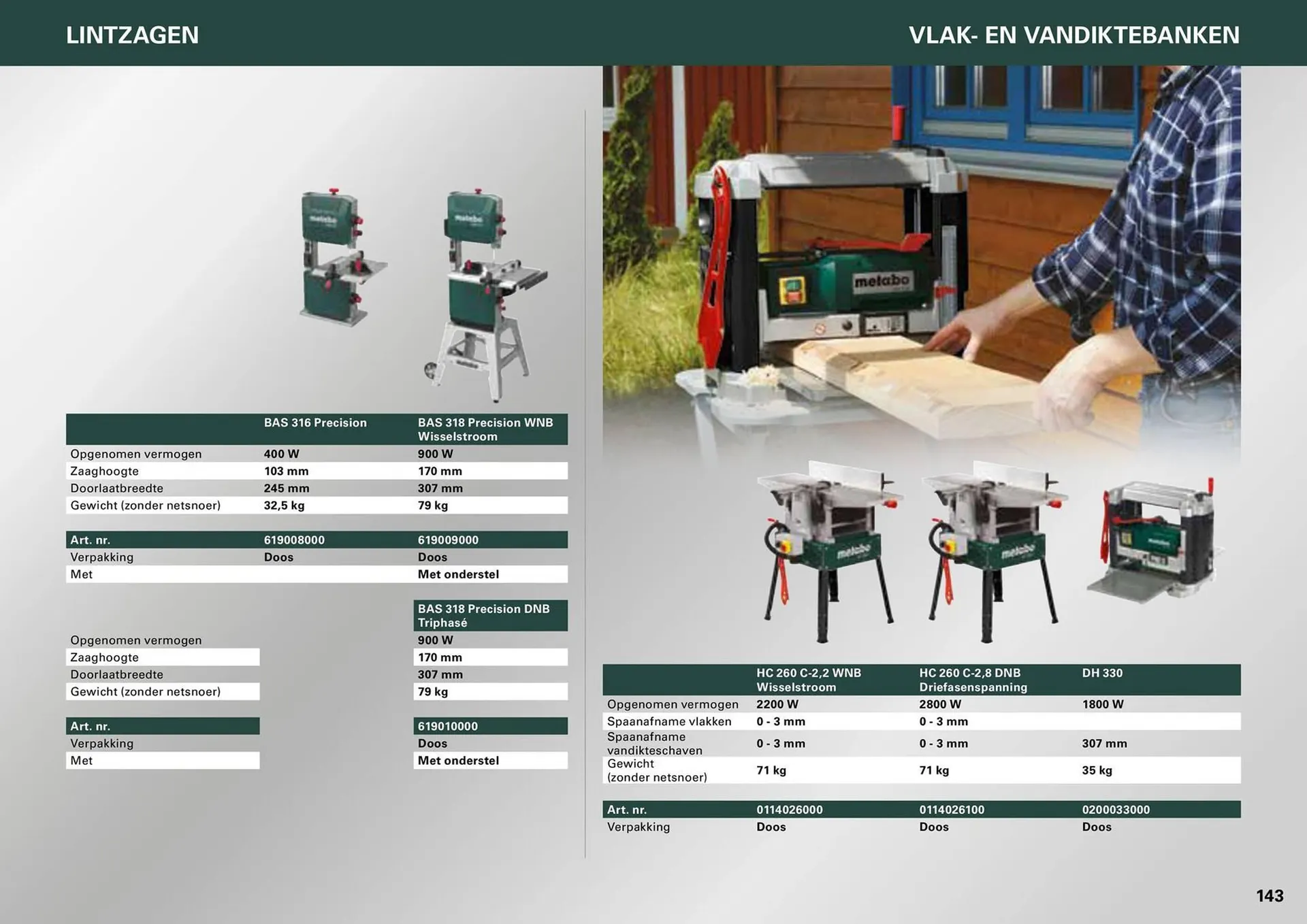 Metabo folder van 7 maart tot 31 december 2024 - folder pagina 143