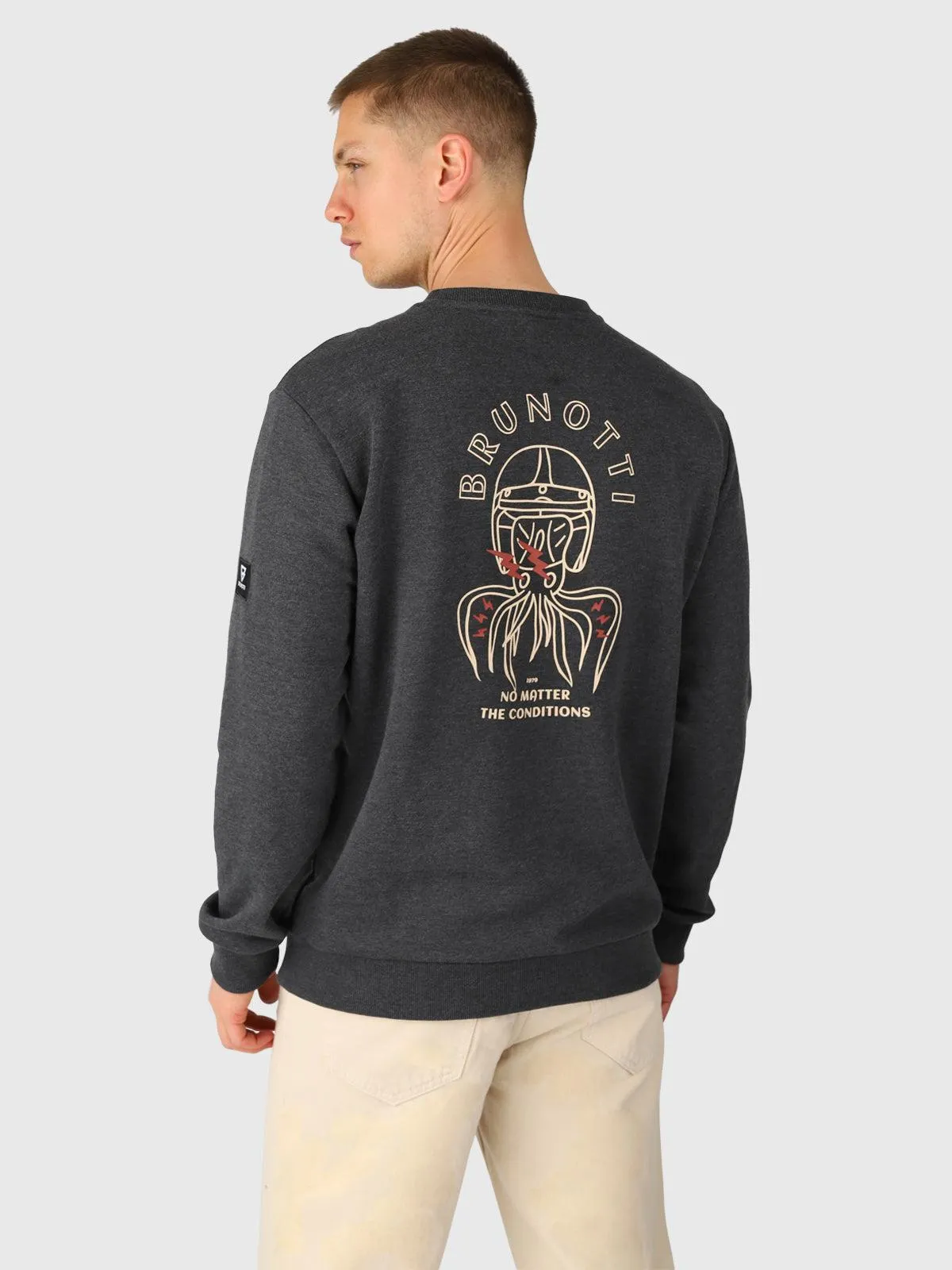 Naval Men Sweater | Pirate Black
