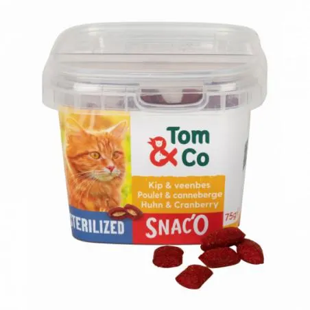 Tom&Co Snack Sterilized Canneberge 75G