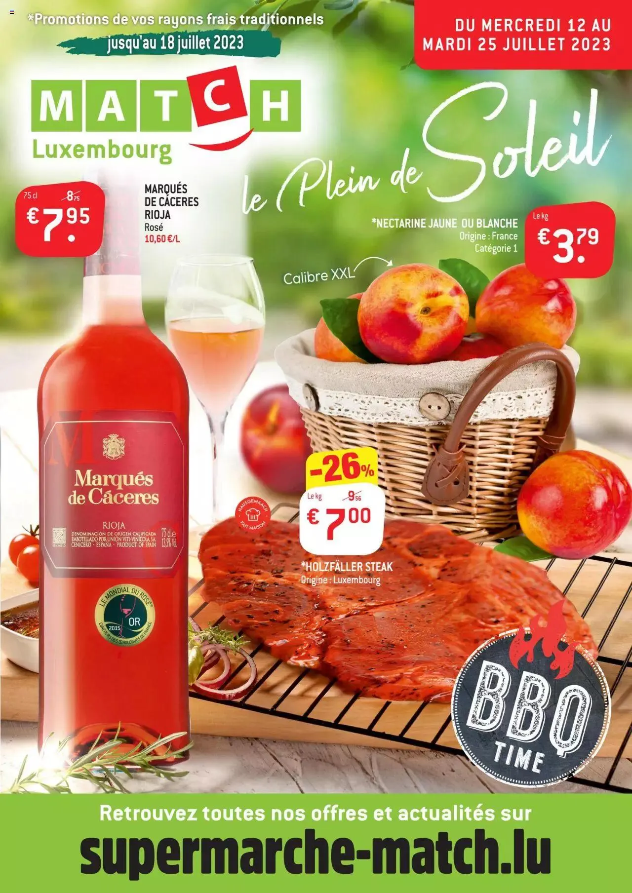 Match Supermarché folder / publicité - 0