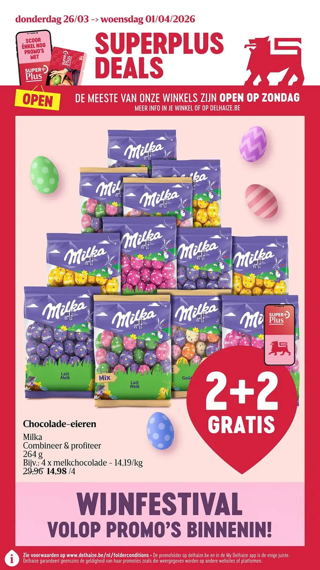 Delhaize folder van 26 maart tot 1 april 2026 - folder pagina 1