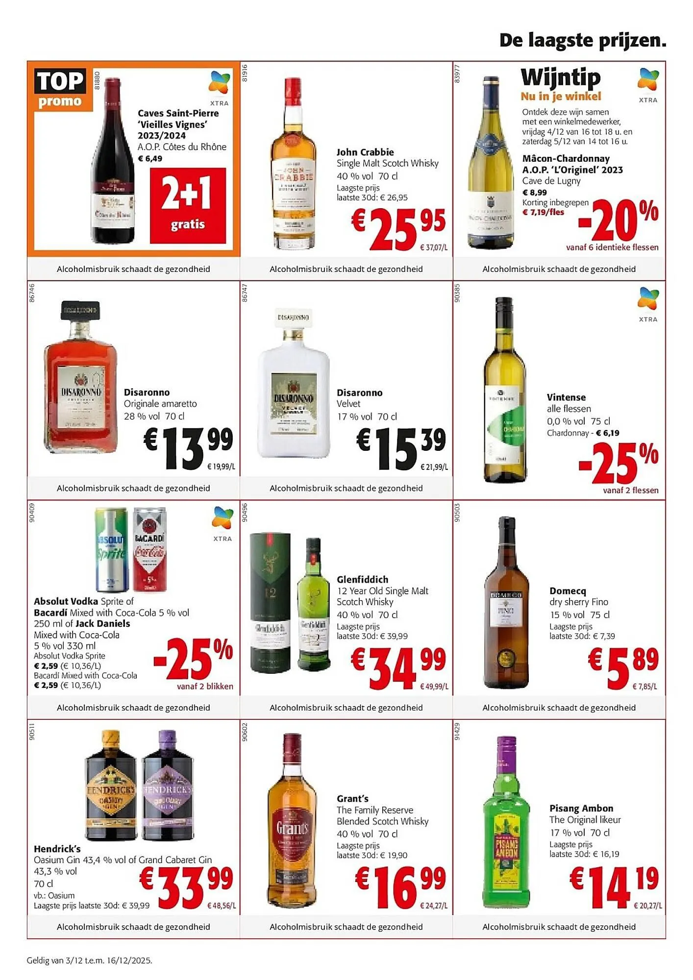 Colruyt folder van 3 december tot 16 december 2025 - folder pagina 2