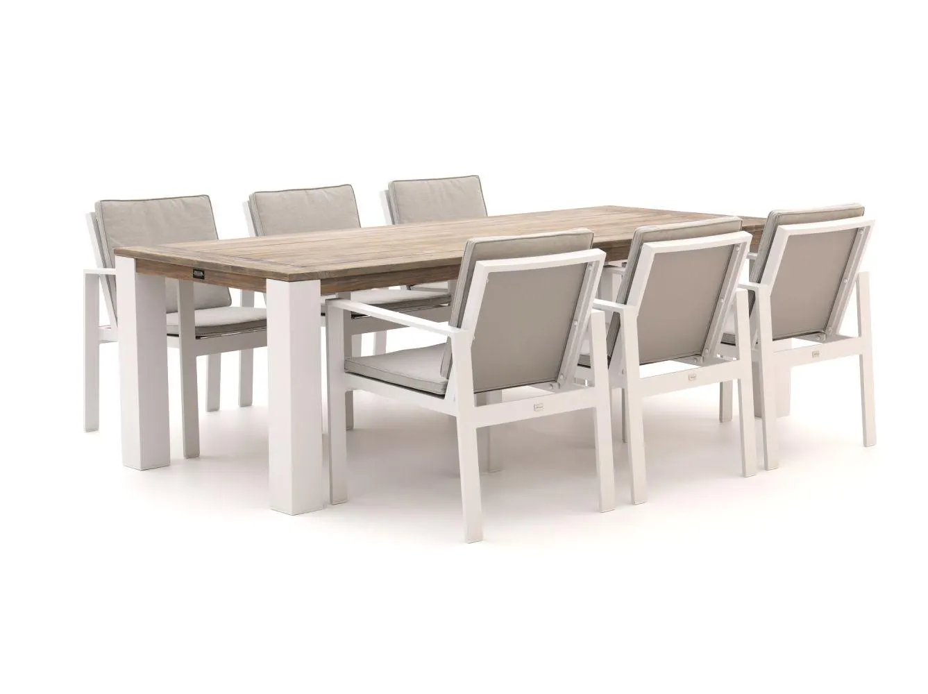 Bellagio Vezzano/ROUGH-X 240cm dining tuinset 7-delig