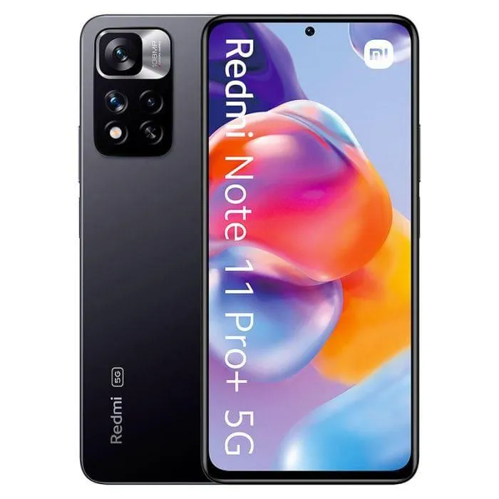 Smartphone XIAOMI Redmi Note 11 PRO PLUS 5G 128Go gris + Coque