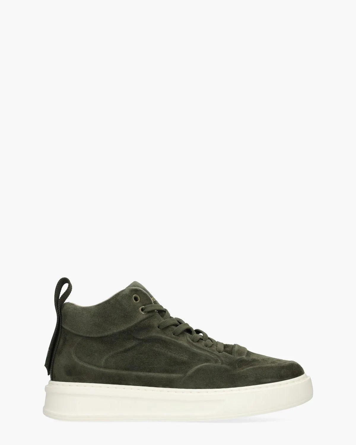 BU3591 Donkergroen Herensneakers