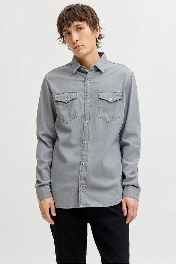 Camisa denim regular
