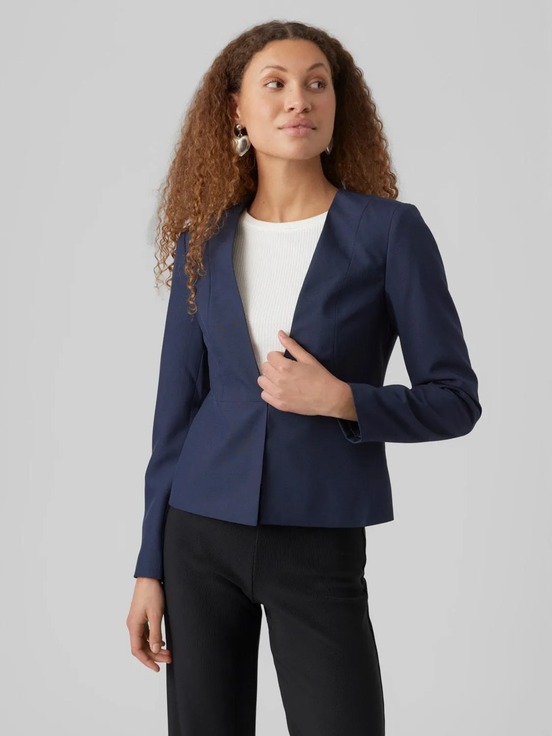 Regular fit Gespreide kraag Blazer