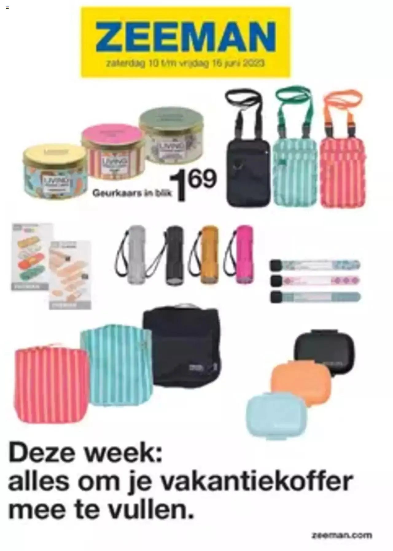 Zeeman folder van 16 juni tot 31 december 2023 - folder pagina 1