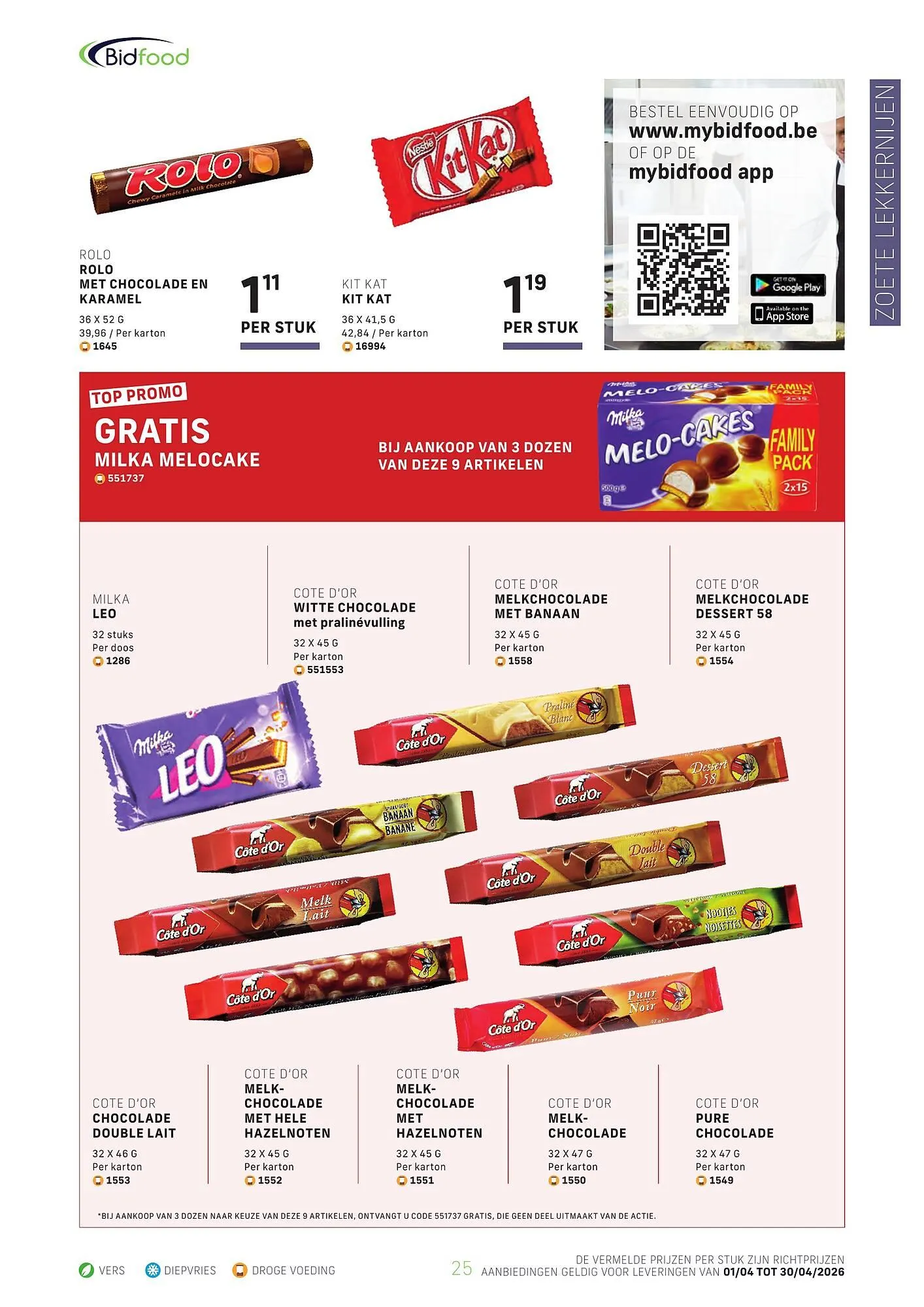 Bidfood folder van 1 april tot 30 april 2026 - folder pagina 25