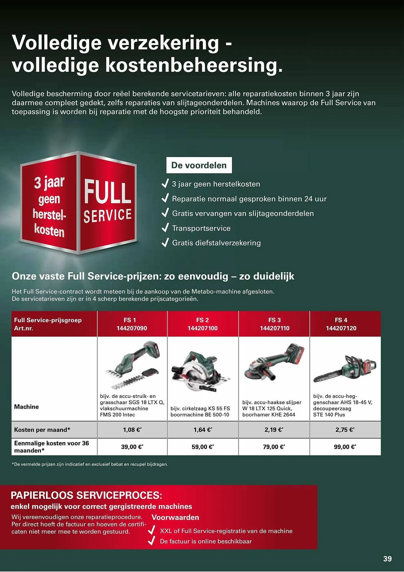 Metabo folder van 7 april tot 31 augustus 2023 - folder pagina 39