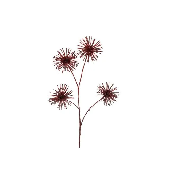 Kunsttak Glitter Spray 850cm Rood