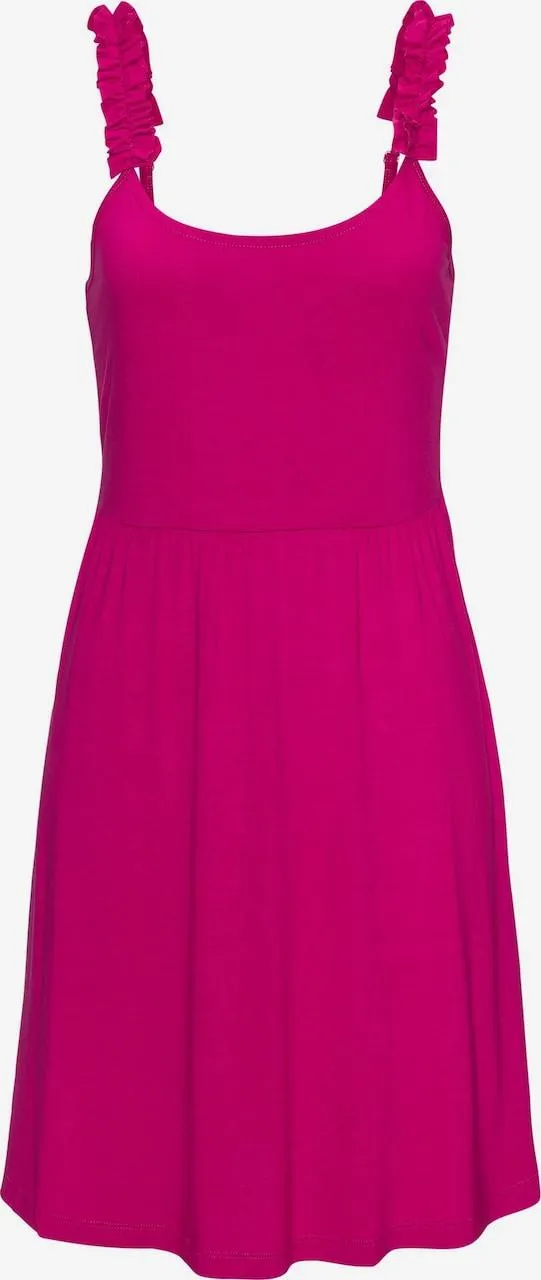 LASCANA Strandjurk in Magenta