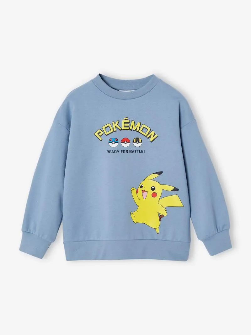 Sweat garçon Pokemon - bleu chambray