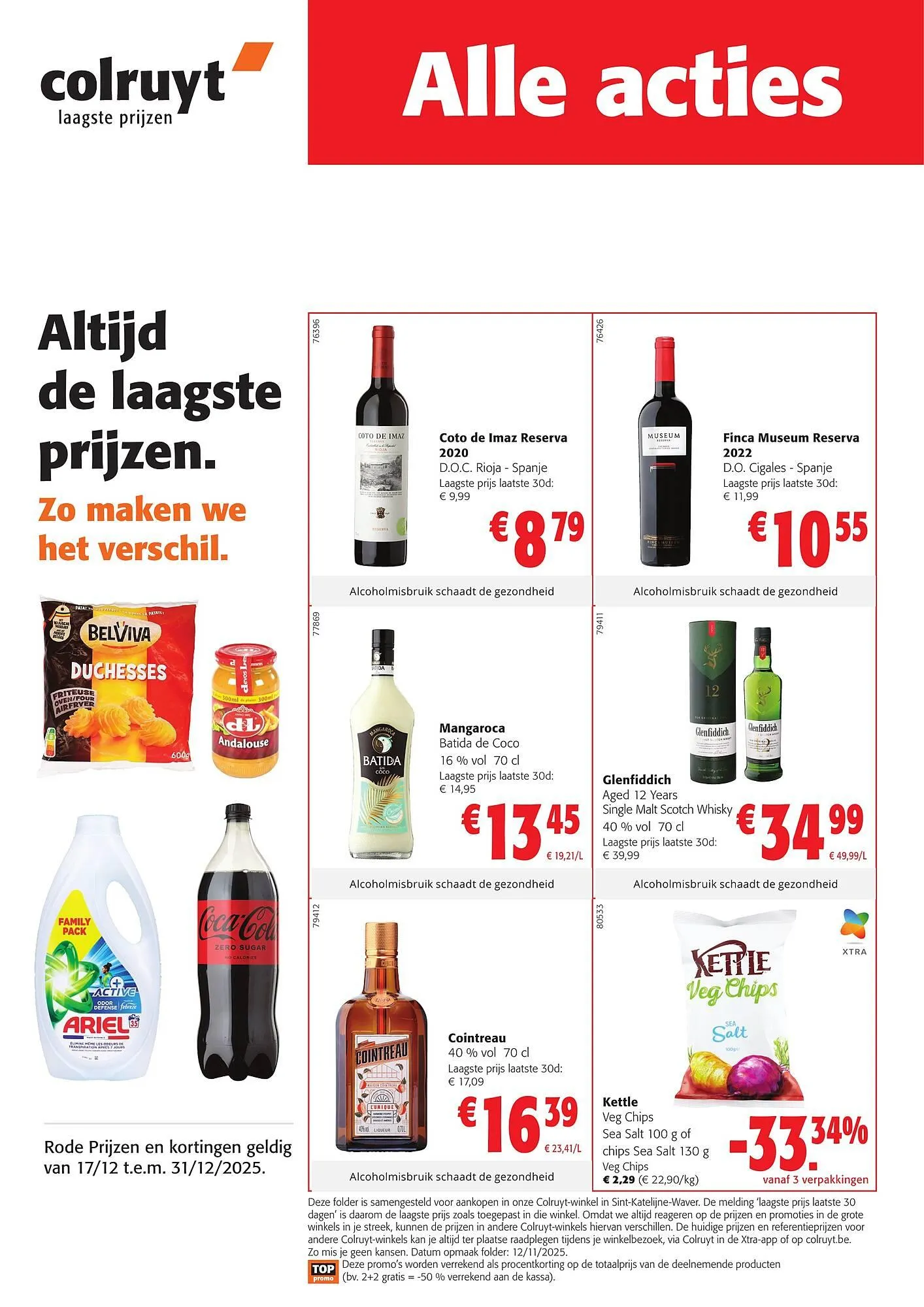 Colruyt folder van 17 december tot 31 december 2025 - folder pagina 1