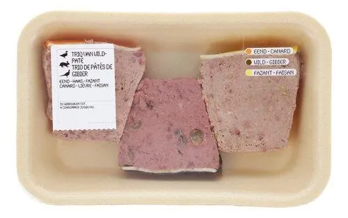 trio pâté de gibier