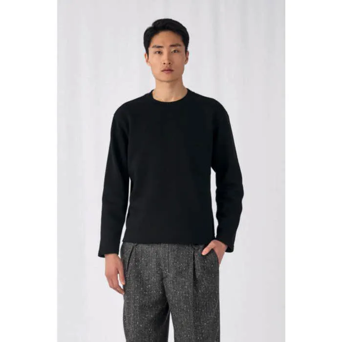B&C sweater Open Hem Heren