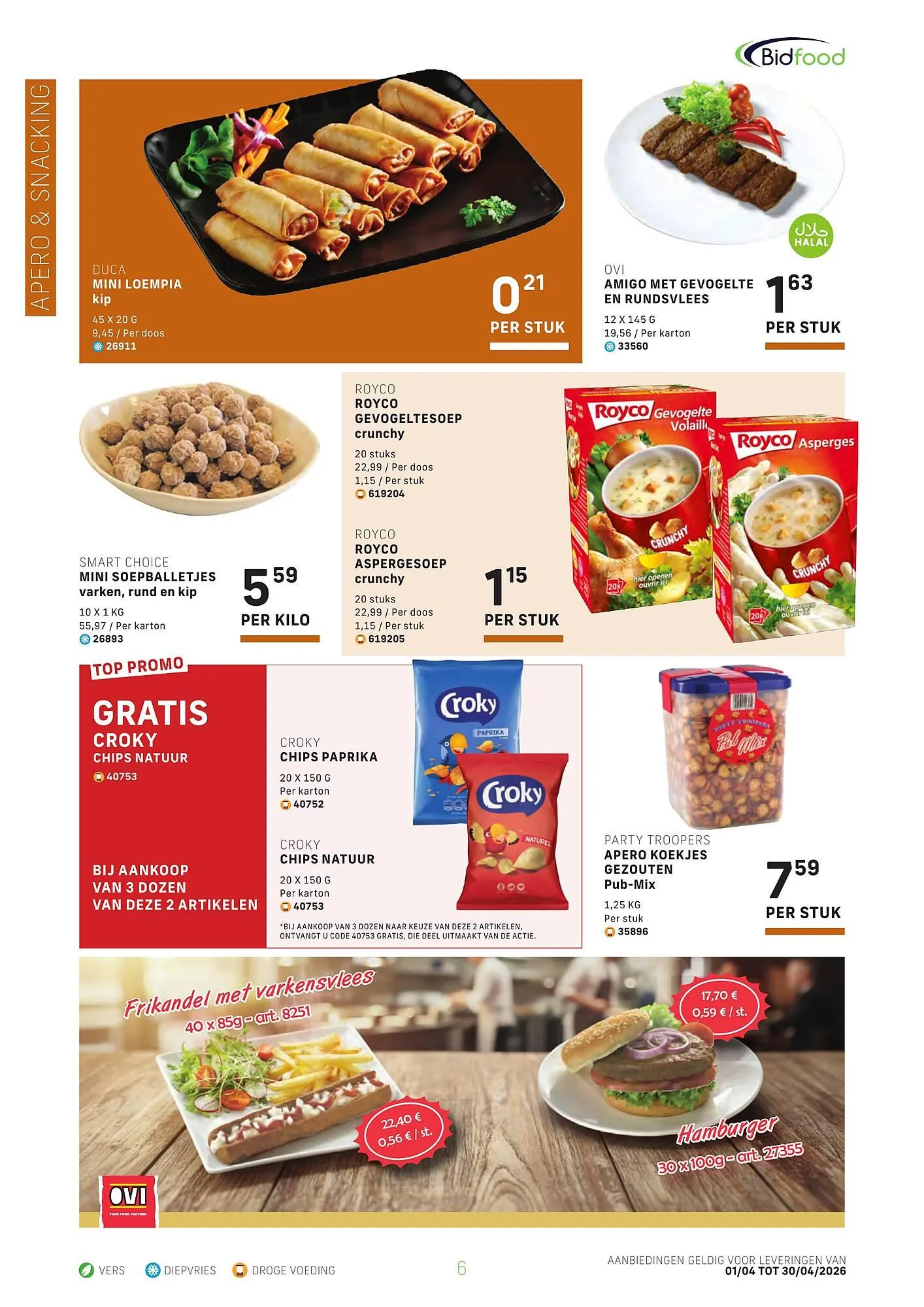 Bidfood folder van 1 april tot 30 april 2026 - folder pagina 6