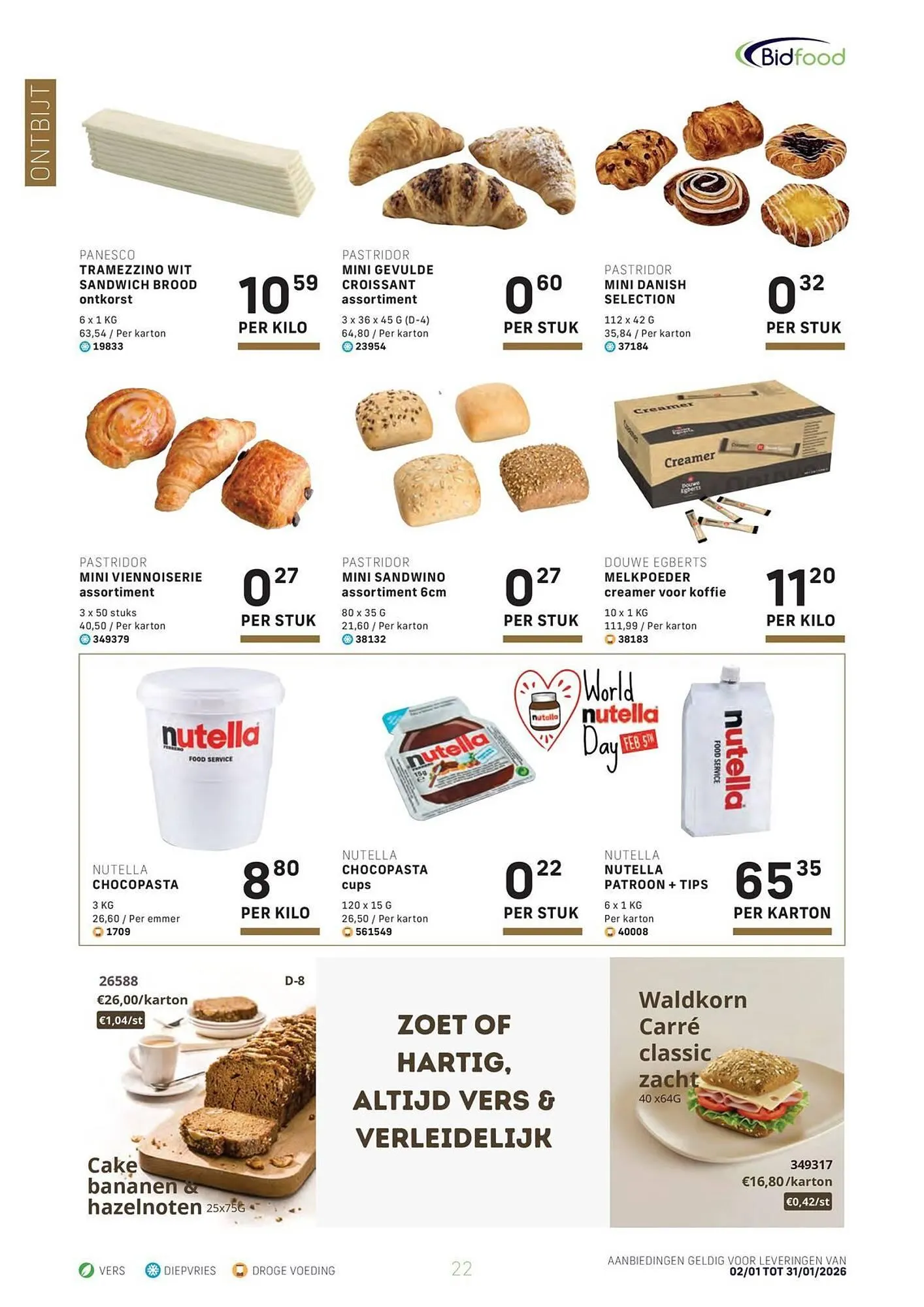 Bidfood magazine van 2 januari tot 31 januari 2026 - folder pagina 22