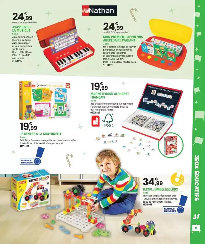 Jouez À L'infin van 29 oktober tot 5 december 2024 - folder pagina 65