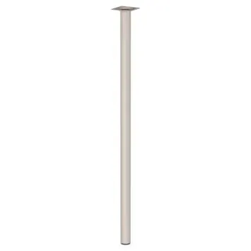 Duraline meubelpoot rond zand / beige staal Ø3x70 cm