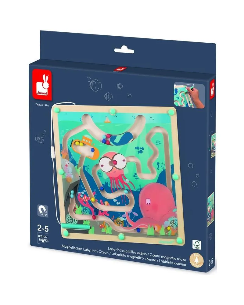 LABYRINTHE A BILLES OCEAN 25X25CM