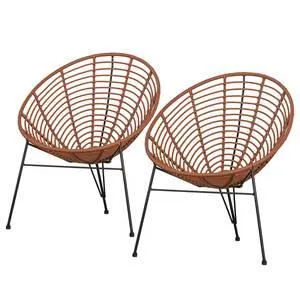 Tuinfauteuil Genner set van 2