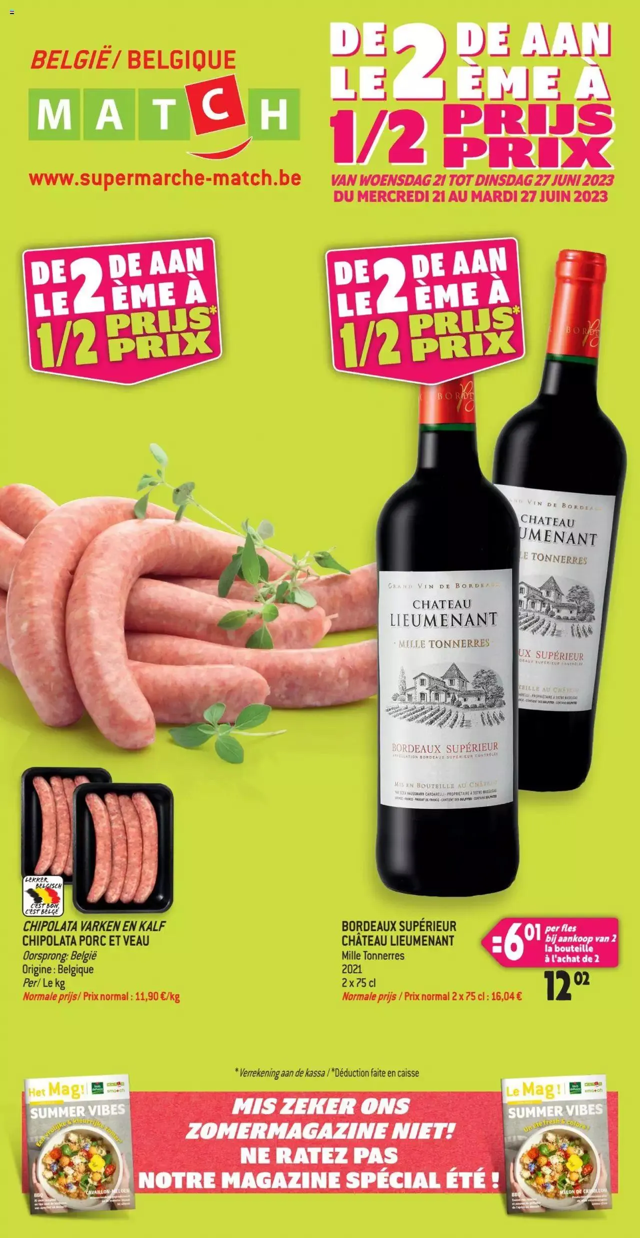 Match Supermarché folder / publicité - 0