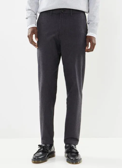SLHSLIMTAPE-MILES 172 BRUSHED PANTS W N - Grijs